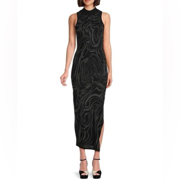 HEARTLOOM
Paloma Abstract Wool Blend Midi Dress - Picture 2 of 6